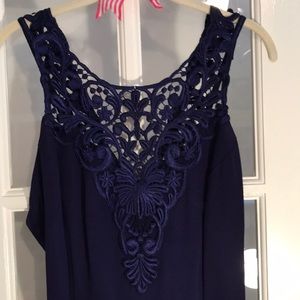 Sweet Deep Purple Cocktail Dress